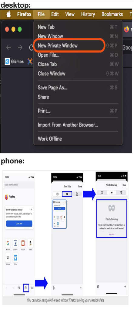 Firefox Private Screenshot